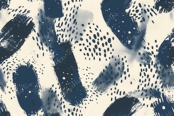 Abstract Blue Strokes: A Versatile Digital Asset for Modern Design