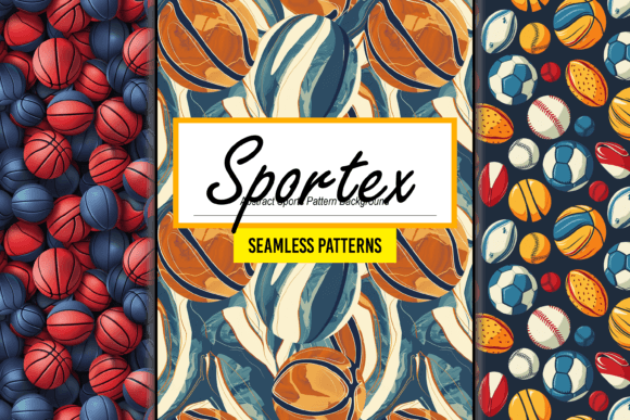 Abstract Sports Pattern Background Art