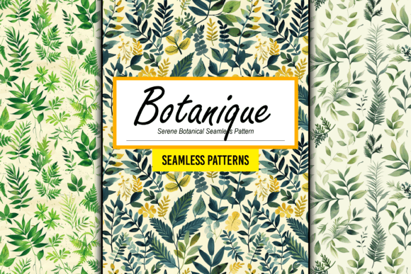 Embracing Tranquility: A Deep Dive into Serene Botanical Seamless Pattern Arts