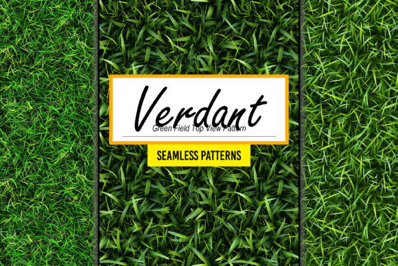 Green Field Top View Seamless Pattern