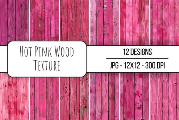Hot Pink Wood Texture Seamless Pattern: A Versatile Digital Asset for Modern Design