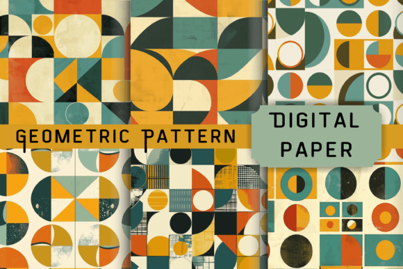 Retro Geometric Pattern