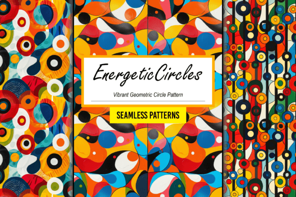 Vibrant Geometric Circle Pattern Artwork