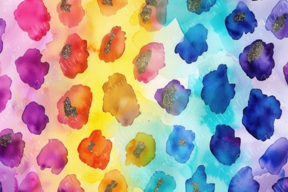 Vibrant Watercolor Blooms